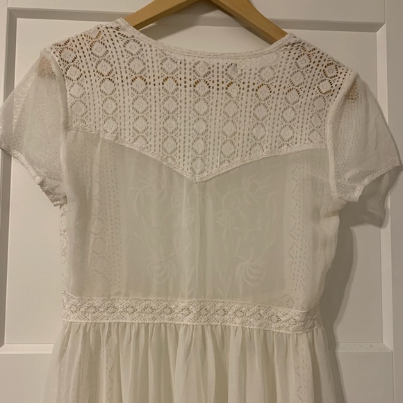 Chelsea & Violet Boho Ivory Lace Embroidered Duster – Size Small - *NWOT* - Picture 6 of 9